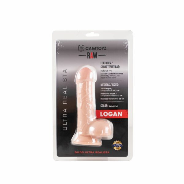 Raw Dildo ultra realista Logan 17.5 cm