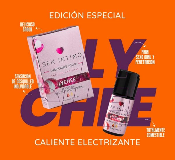 Lubricante Electrizante Caliente Lychee Sen Intimo