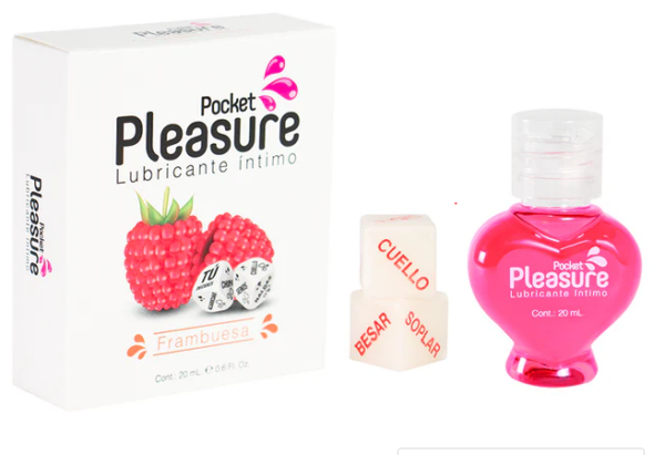 LUBRICANTE X 20 ML FRAMBUESA POCKET PLEASURE